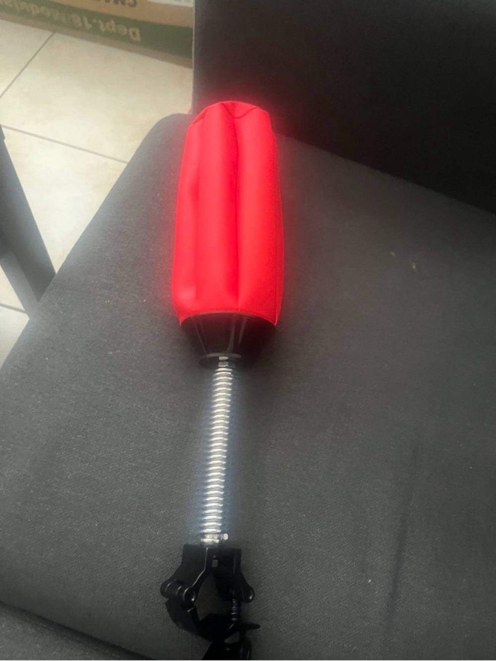 Red Men's Boot Stretcher Support Clamp